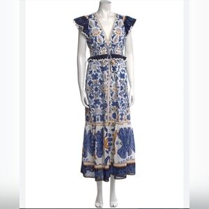 House Of Harlow 1960 Garden Floral Beach Maxi Dress. Size: Large.